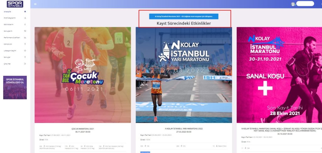 kit dagitimi maraton istanbul